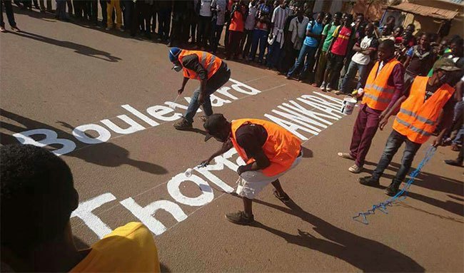 Ouagadougou : l’avenue Charles De gaulle, rebaptisée boulevard Thomas Sankara