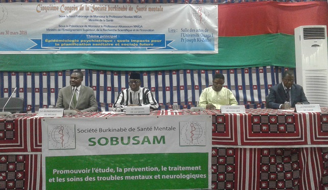 Santé mentale au Burkina :  La SOBUSAM tient son 5e congrès