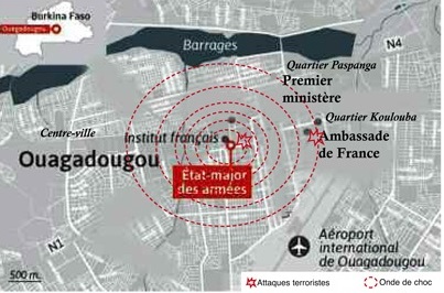 Double attaque à Ouagadougou :Iyad Ag Ghaly a touché le Burkina, mais ne peut le couler !