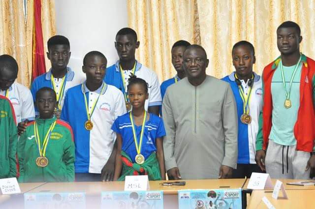 Sports : Daouda Azoupiou salue les performances des athlètes et voshings burkinabè Sports : Daouda Azoupiou salue les performances des athlètes et voshings burkinabè