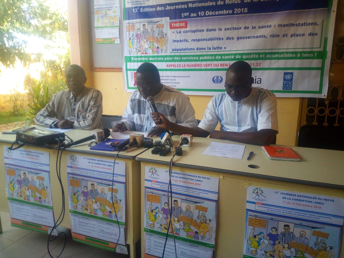 13es Journées nationales du refus de la corruption : Comment se manifeste le phénomène dans le milieu de la santé ? 13es Journées nationales du refus de la corruption : Comment se manifeste le phénomène dans le milieu de la santé ?