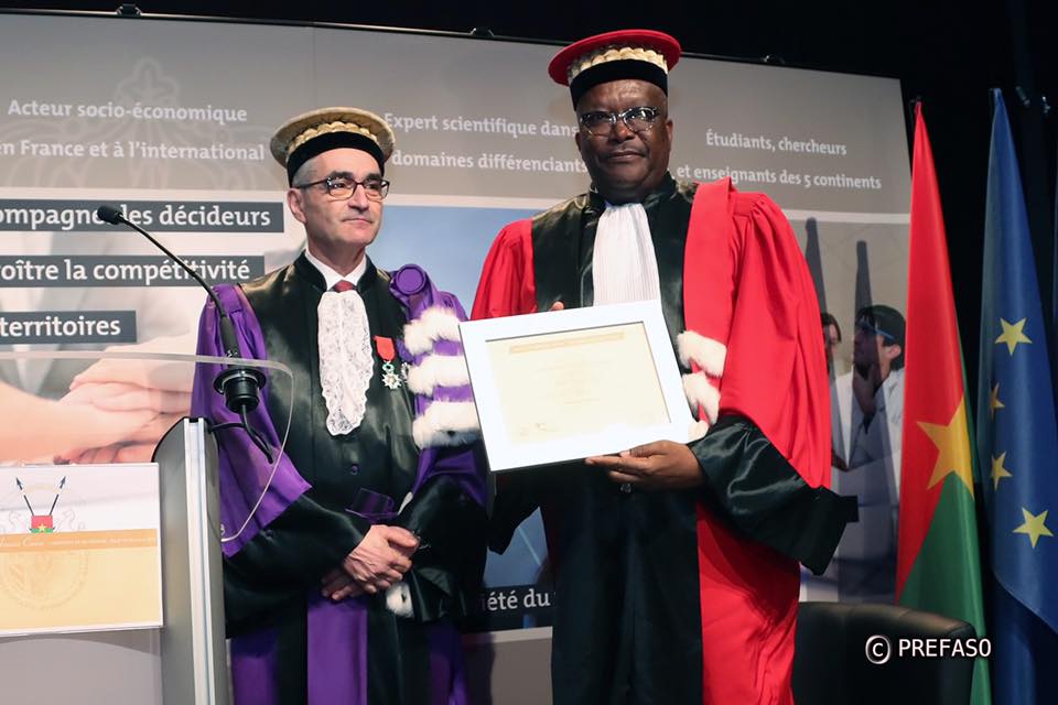 Université de Bourgogne : Roch Kaboré fait Docteur honoris causa Université de Bourgogne : Roch Kaboré fait Docteur honoris causa