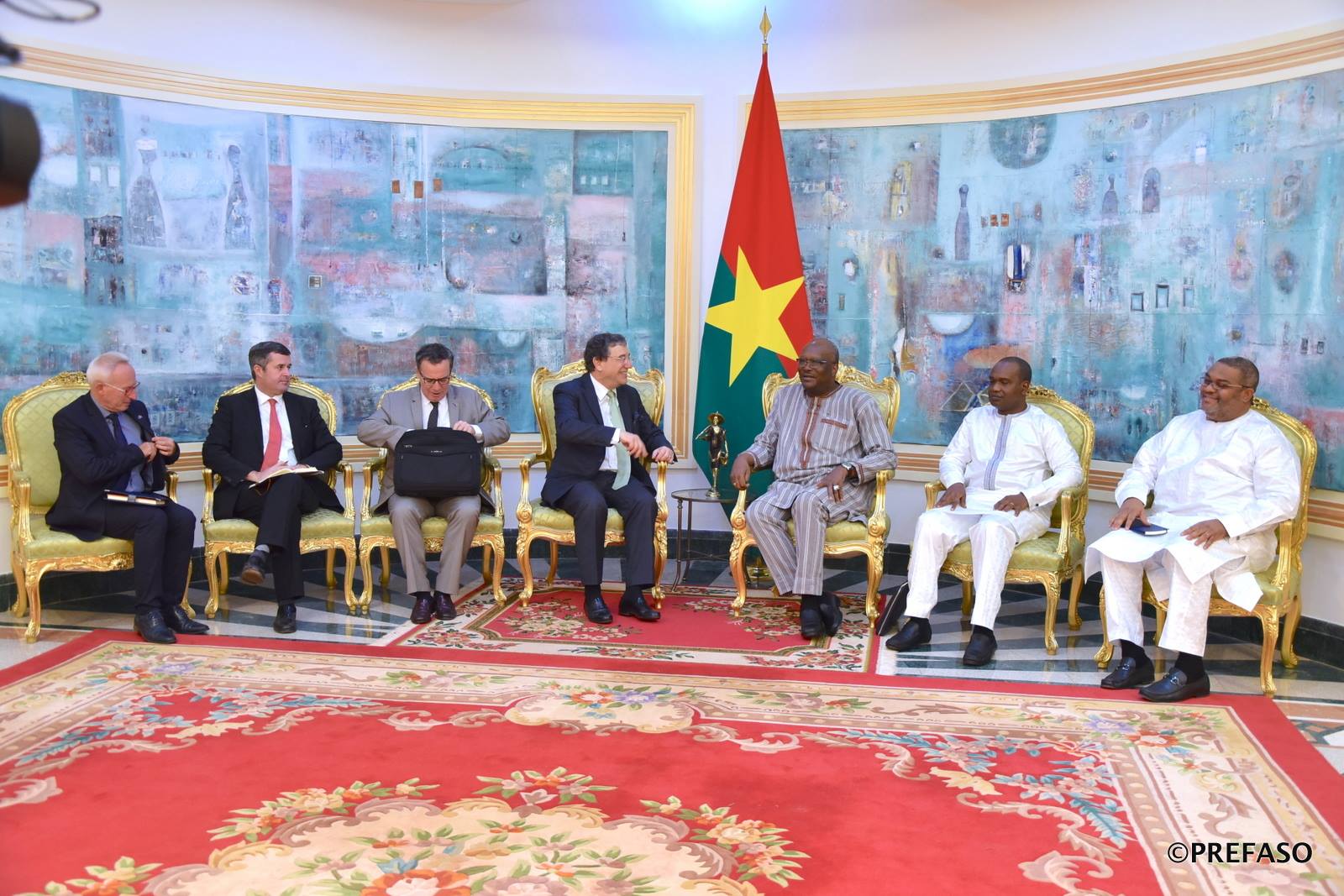 Présidence burkinabè du G5-Sahel en février : L’Union européenne échange avec le président du Faso