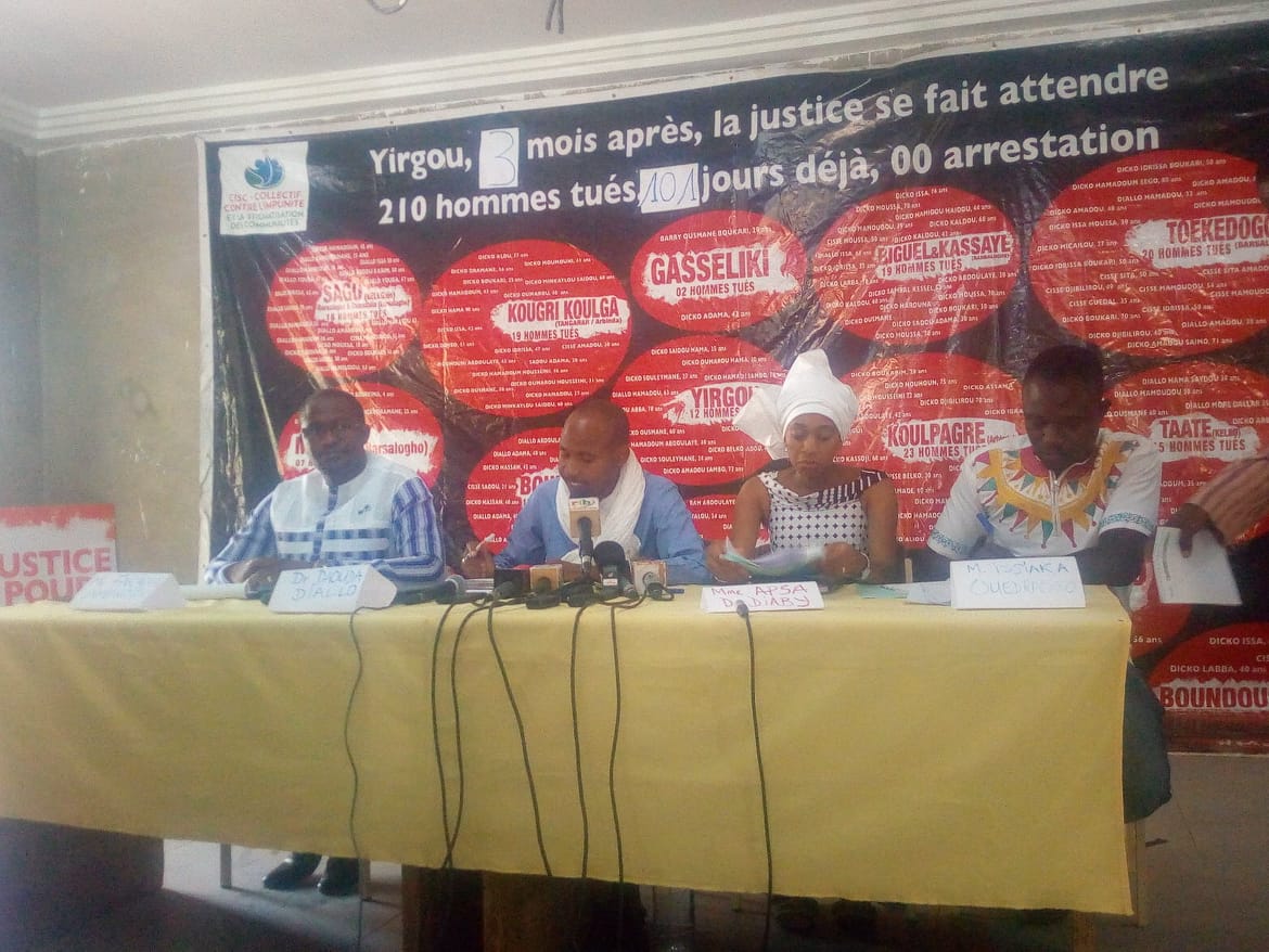 Drame de Yirgou : Trois mois après, le collectif contre l’impunité réclame toujours justice