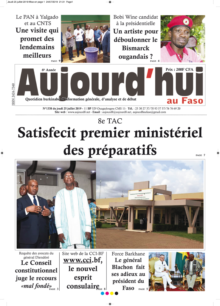 A la Une du 25 juillet 2019