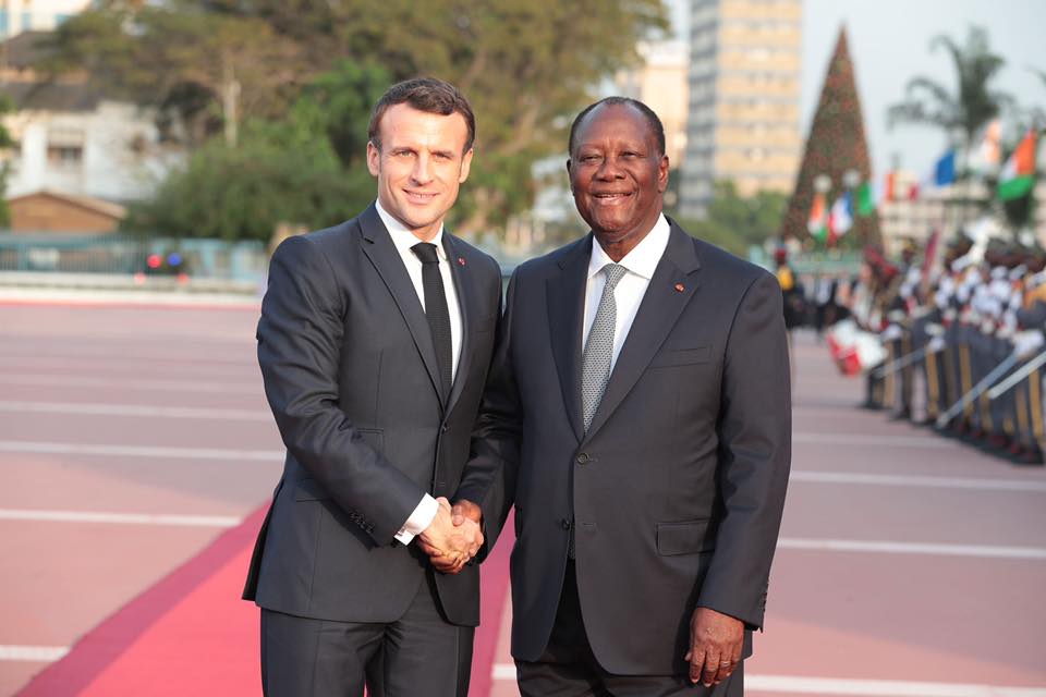 Macron en Côte d’Ivoire : Barkhane-Elections – Bouaké… :  séjour studieux d’un N’djakoualé