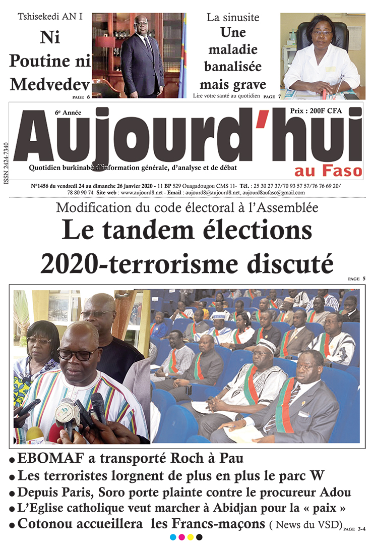 A la Un du 24 janvier 2020