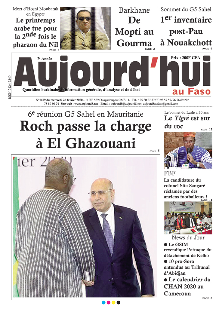 A la Une du 26 février 2020