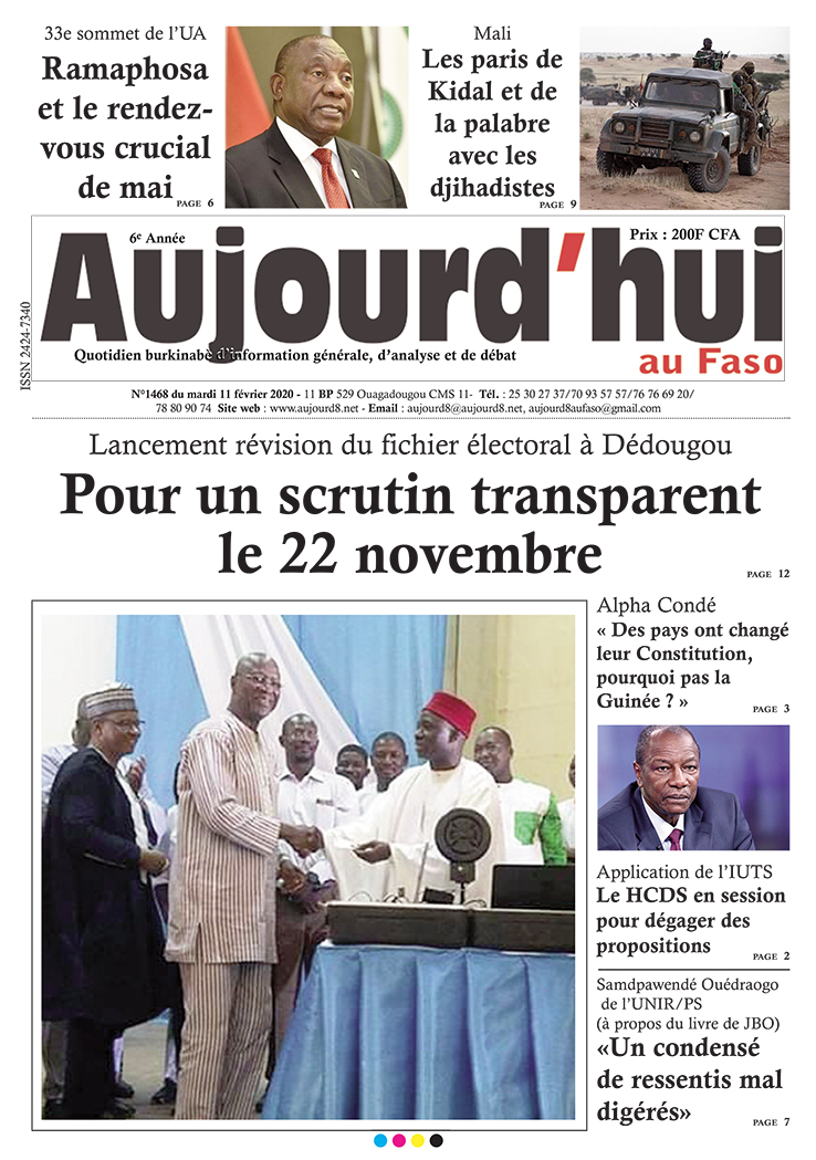 A la Une du 11 février 2020