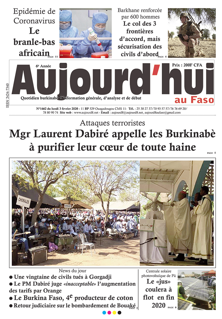 A la Une du 3 février 2020