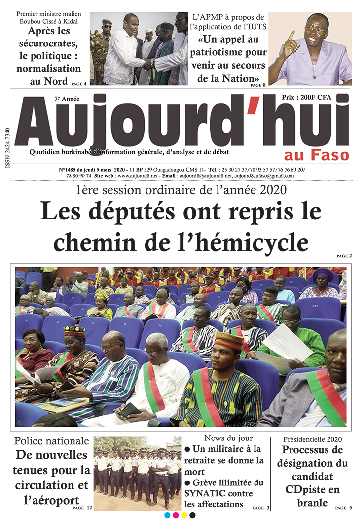 A la Une du 5 mars 2020