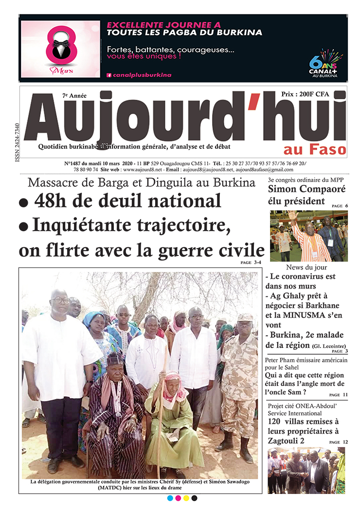 A la Une du 10 mars 2020