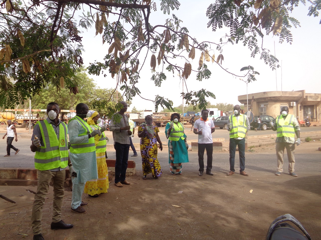 Lutte contre le Covid-19 : Le Haut conseil des transporteurs sensibilise Lutte contre le Covid-19 : Le Haut conseil des transporteurs sensibilise