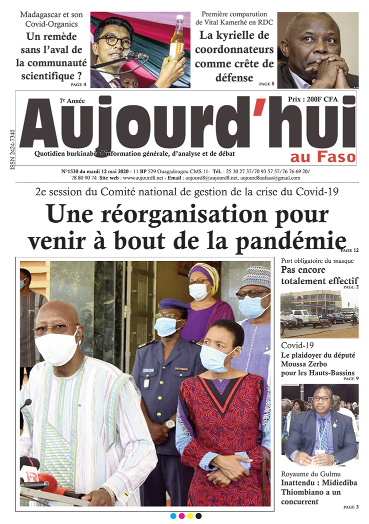 A la Une du 12 mai 2020