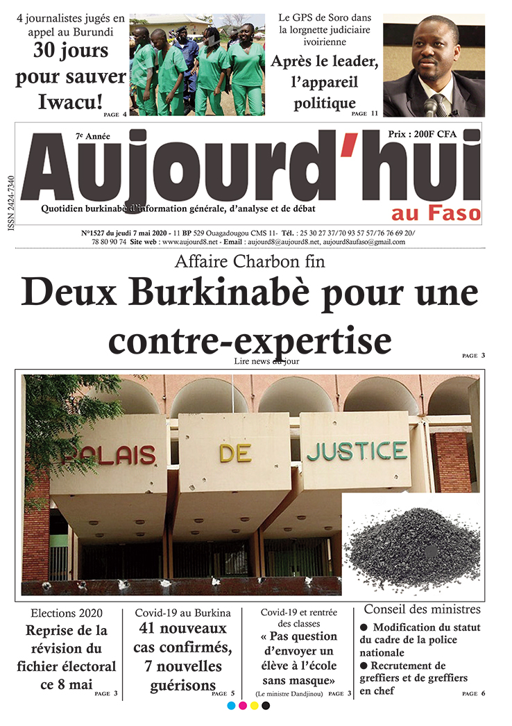 A la Une du 7 mai 2020