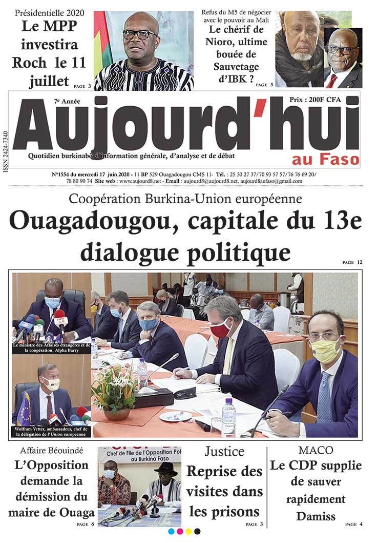 A la Une du 17 juin 2020