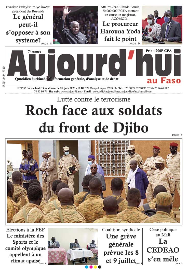 A la Une du 19 juin 2020