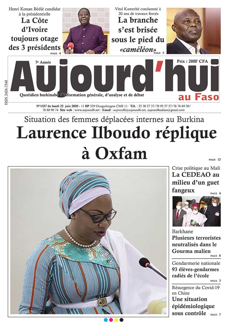 A la Une du 22 juin 2020