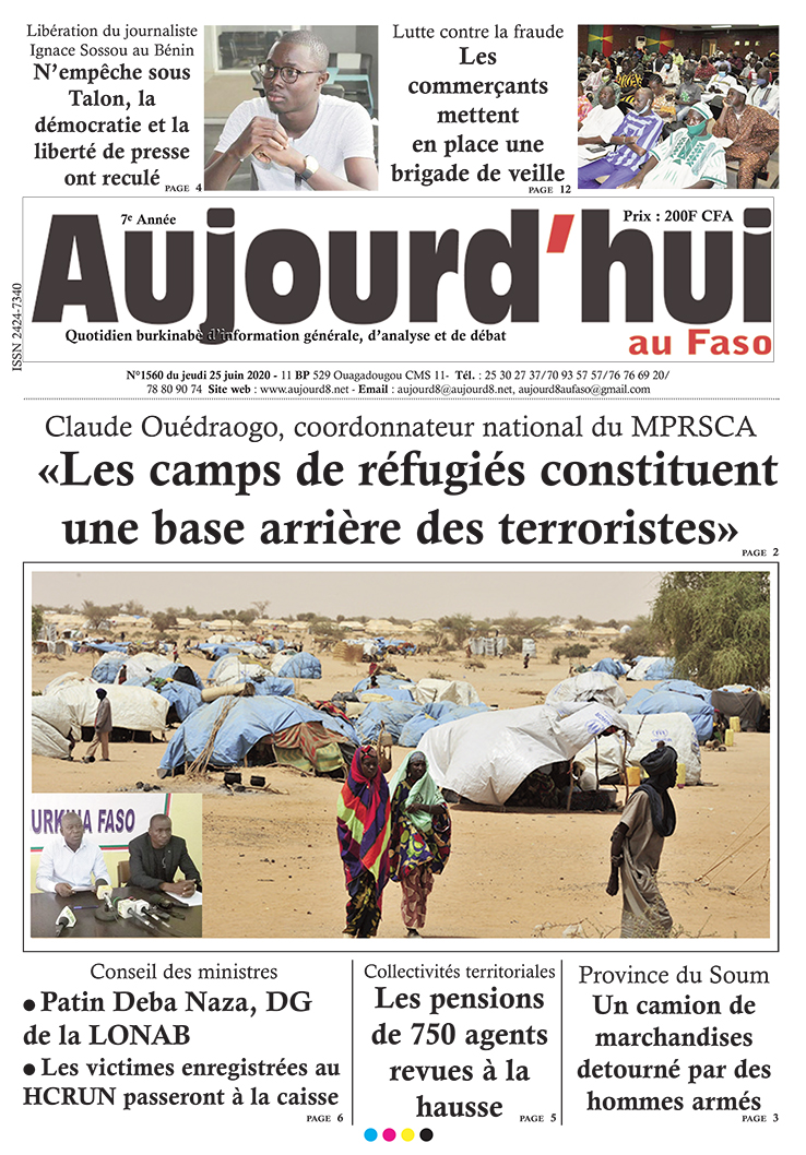 A la Une du 25 juin 2020