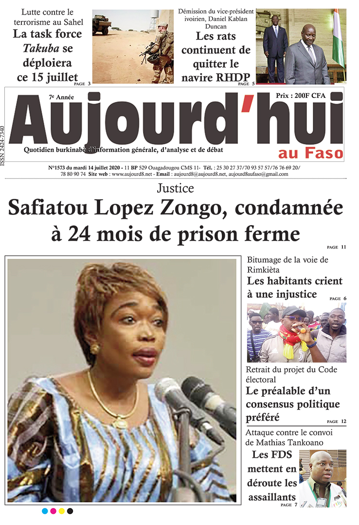 A la Une du 14 juillet 2020