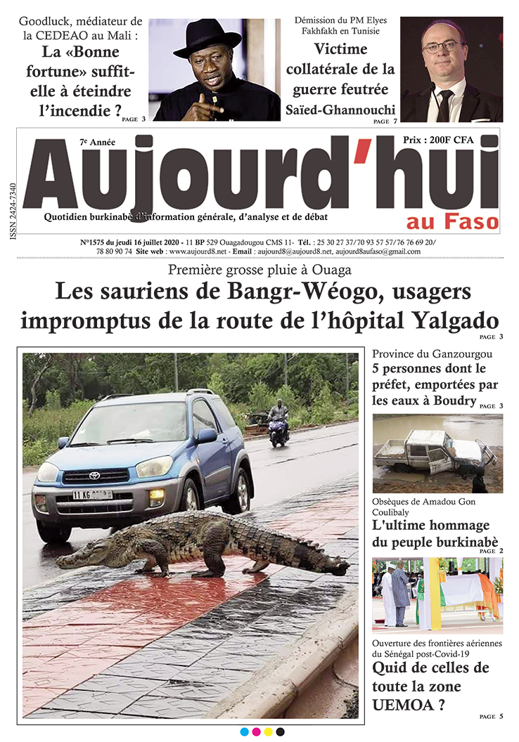 A la Une du 16 juillet 2020