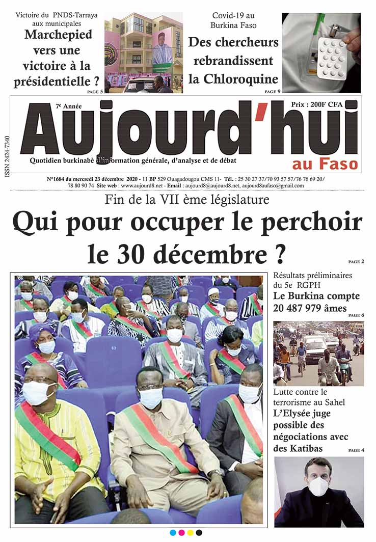 A la Une du 23  décembre 2020