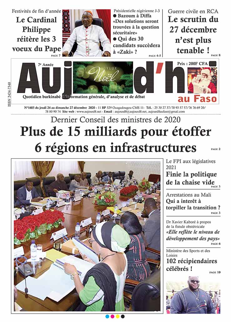 A la Une du 24 décembre 2020