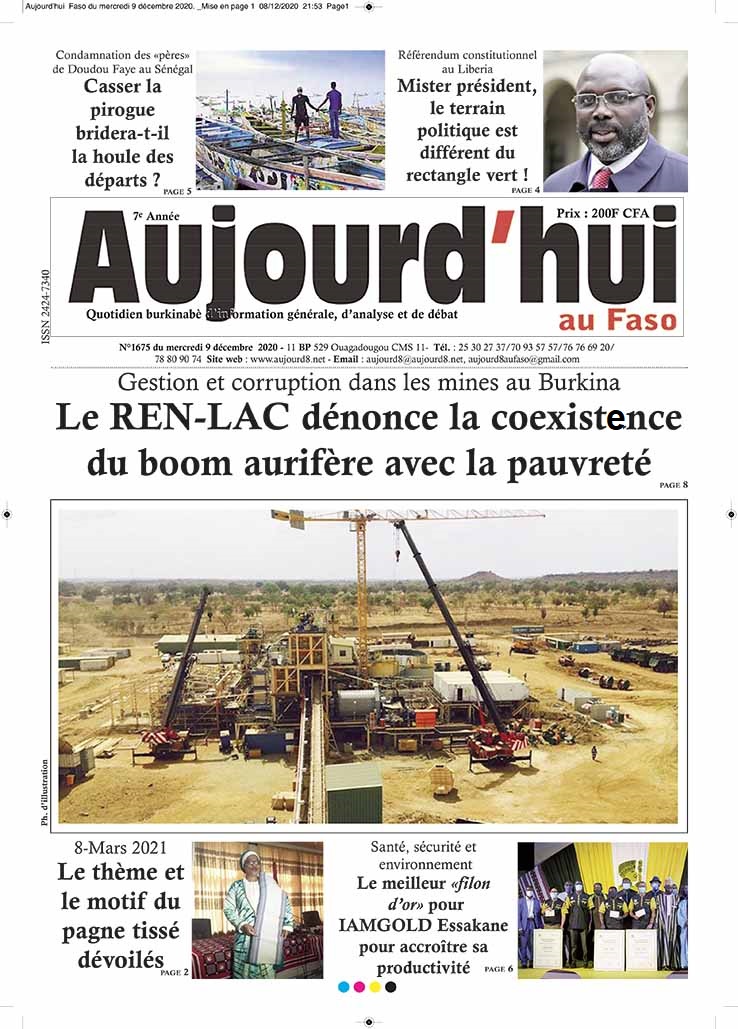 A la Une du 9 décembre 2020