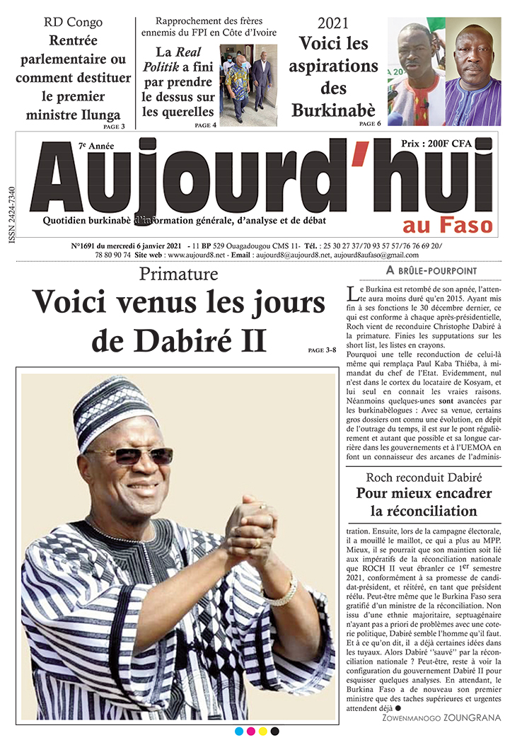 A la Une du 6 janvier 2021