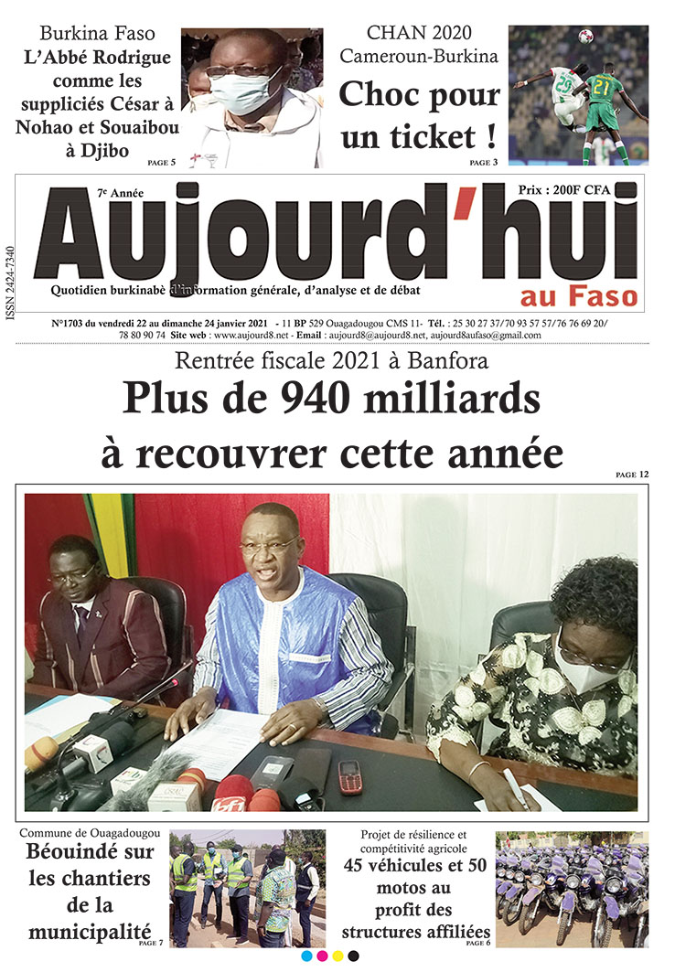 A la Une du 22 janvier 2021