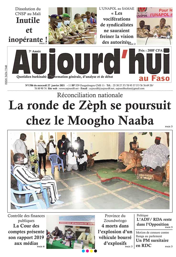 A la Une du 27 janvier 2021