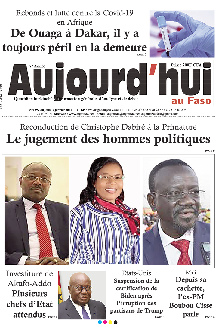 A la Une du 7 janvier 2021