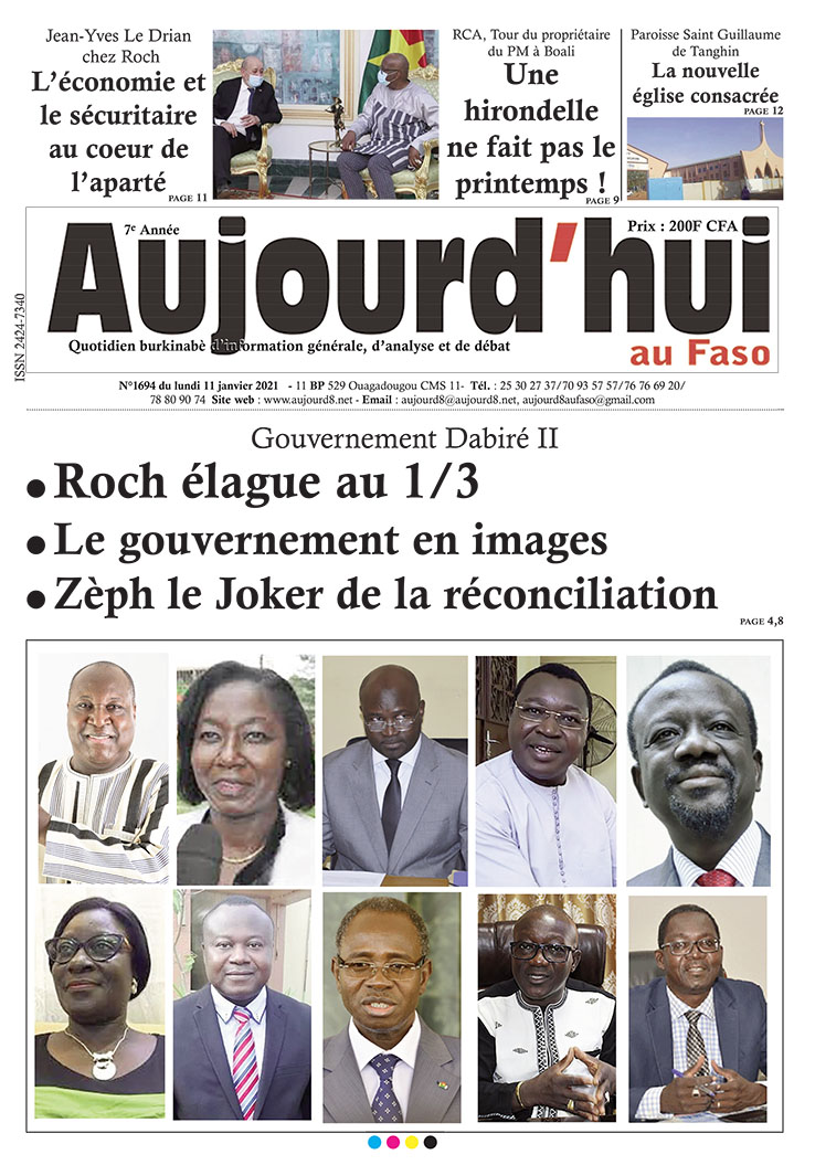 A la Une du 11 janvier 2021