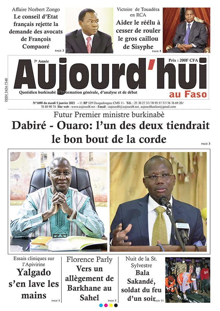 A la Une du 5 janvier 2021