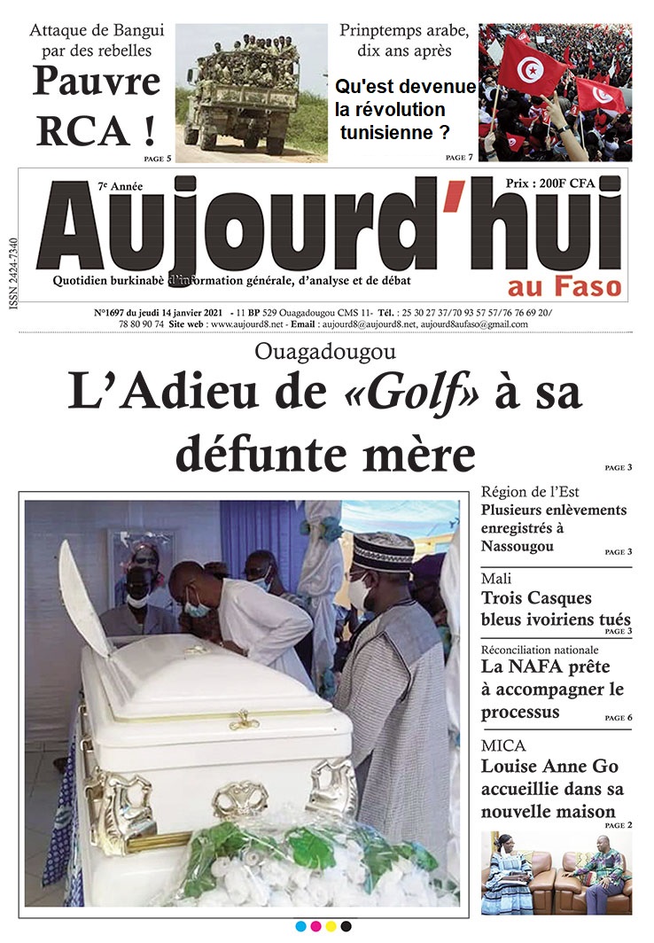 A la Une du 14 janvier 2021