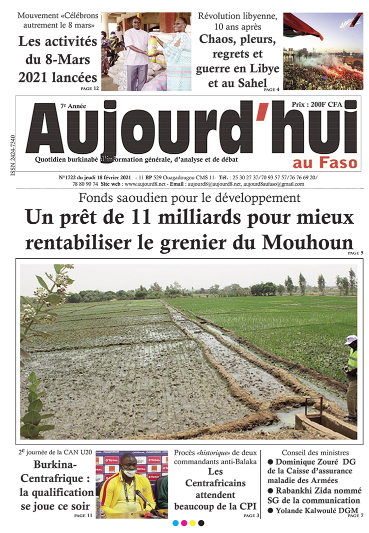 A la Une du 18 février 2021