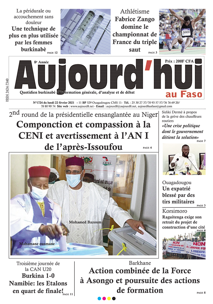 A la Une du 22 février 2021