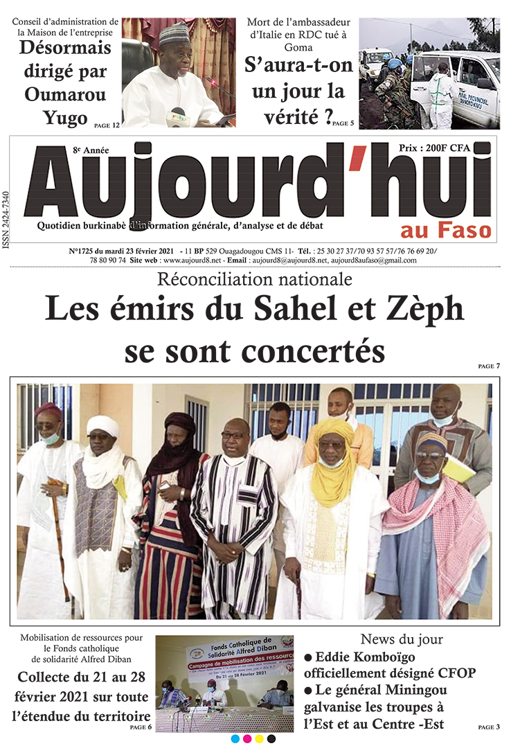 A la Une du 23 février 2021