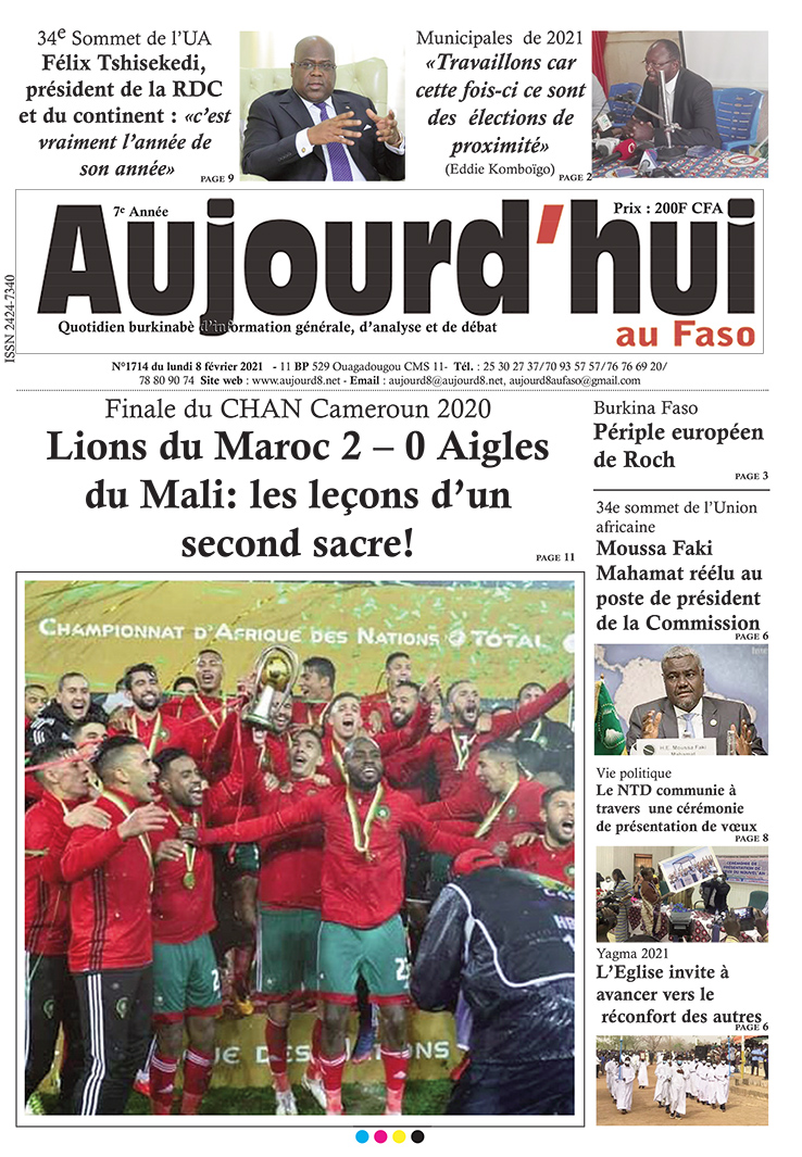 A la Une du 8 février 2021