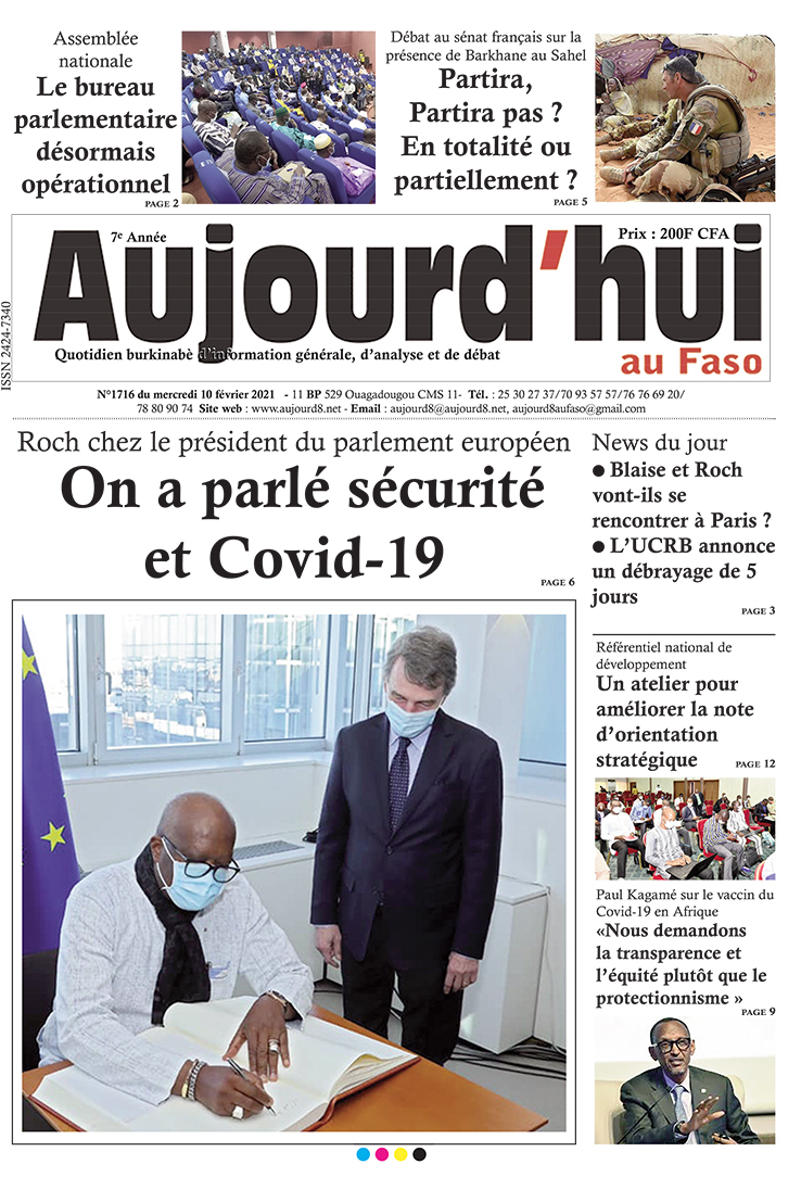 A la Une du 10 février 2021