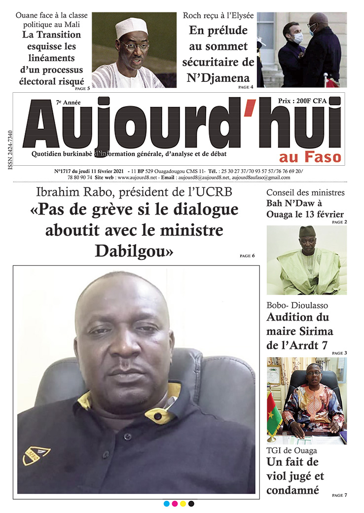 A la Une du 11 février 2021