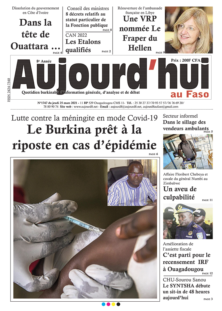 A la Une du 25 mars 2021