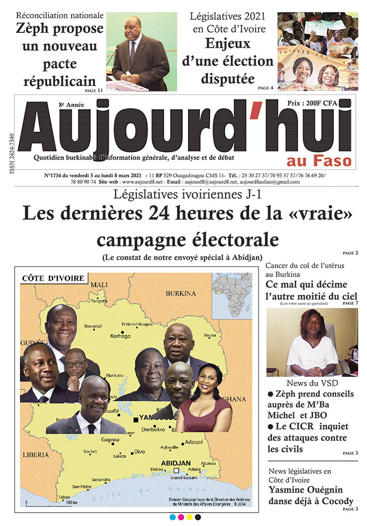 A la Une du 5 mars 2021