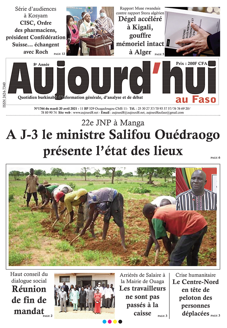 A la Une du 20 avril 2021