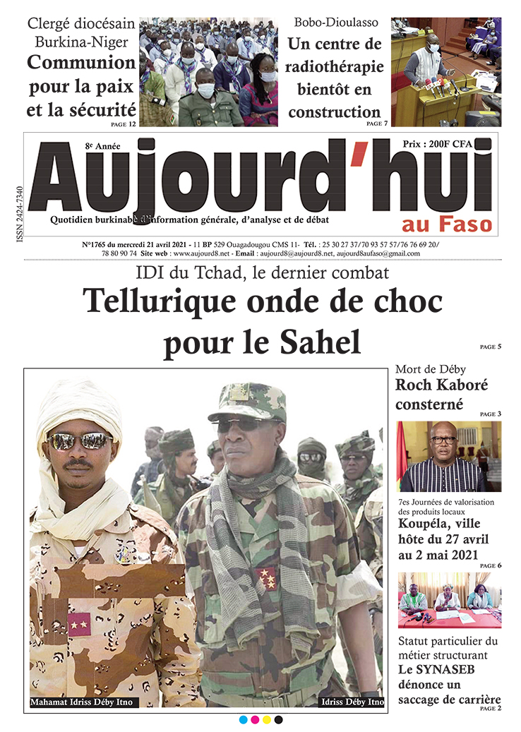 A la Une du 21 avril 2021