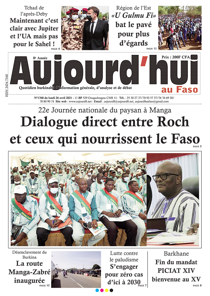 A la Une du 26  avril 2021