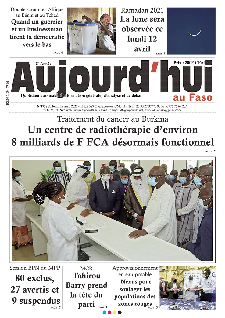 A la Une du 12 avril 2021