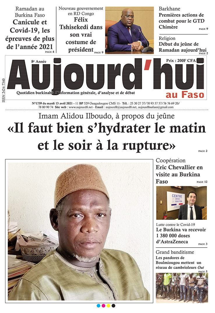 A la Une du 13 avril 2021