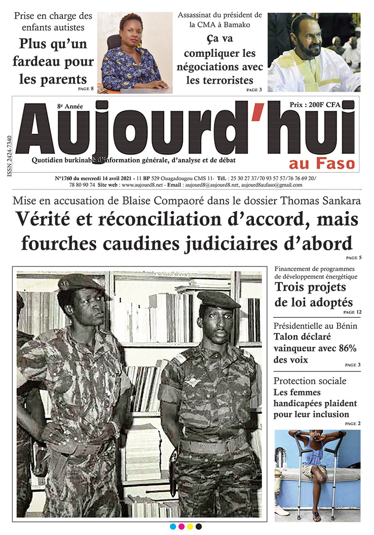 A la Une du 14 avril 2021