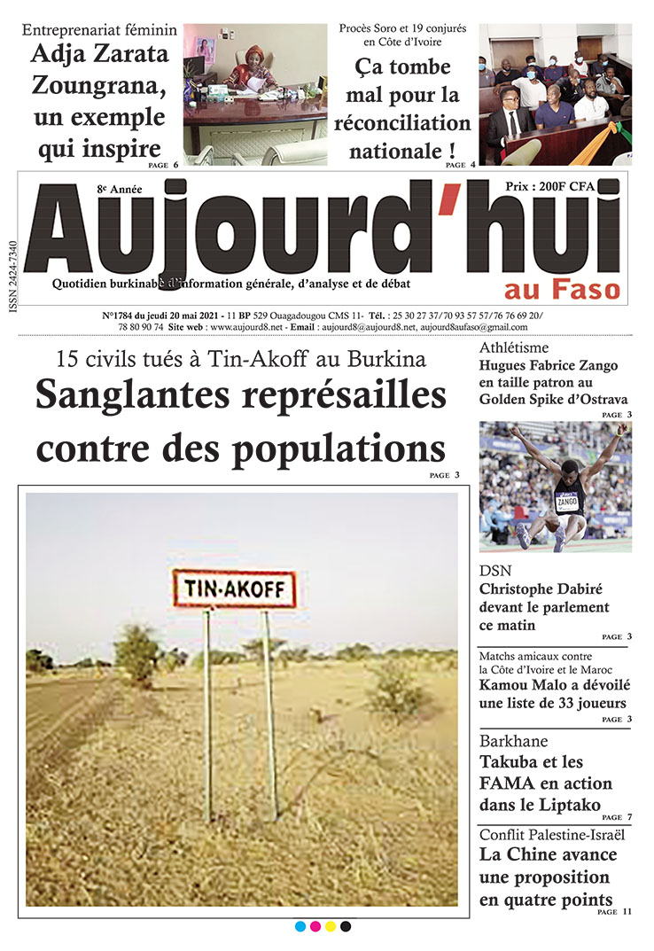 A la Une du 20 mai 2021